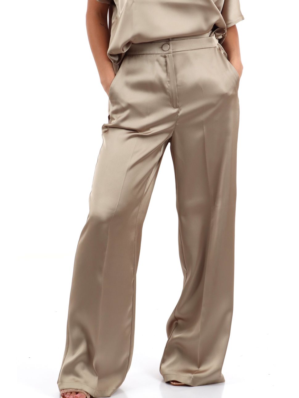 PantaloniEmmeMarellainsatinbeige