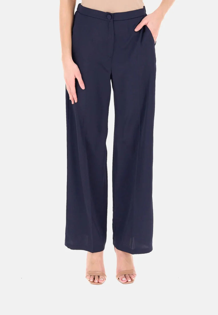 PantaloniEmmeMarellainsatinblu