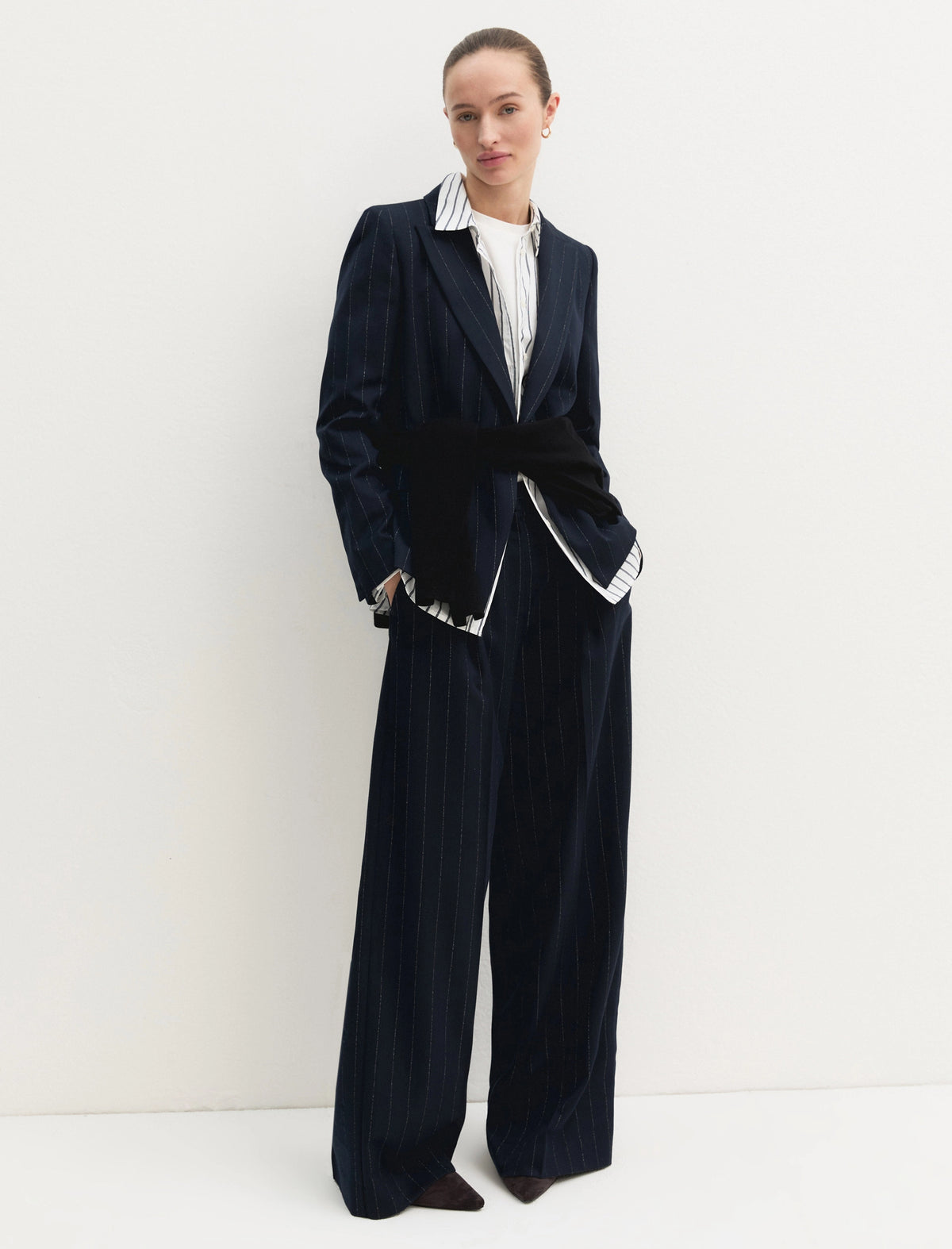 Pantaloni Emme gessati - EMMBAFFO2 