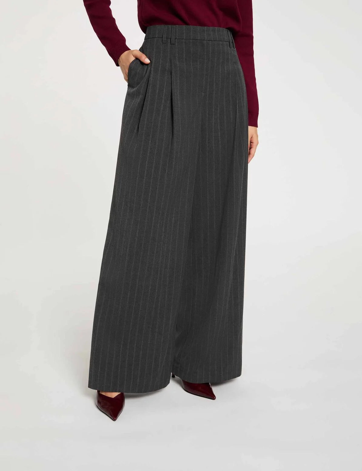 Pantaloni Morgan de toi gessati - 262-PRIK.F-dettaglio