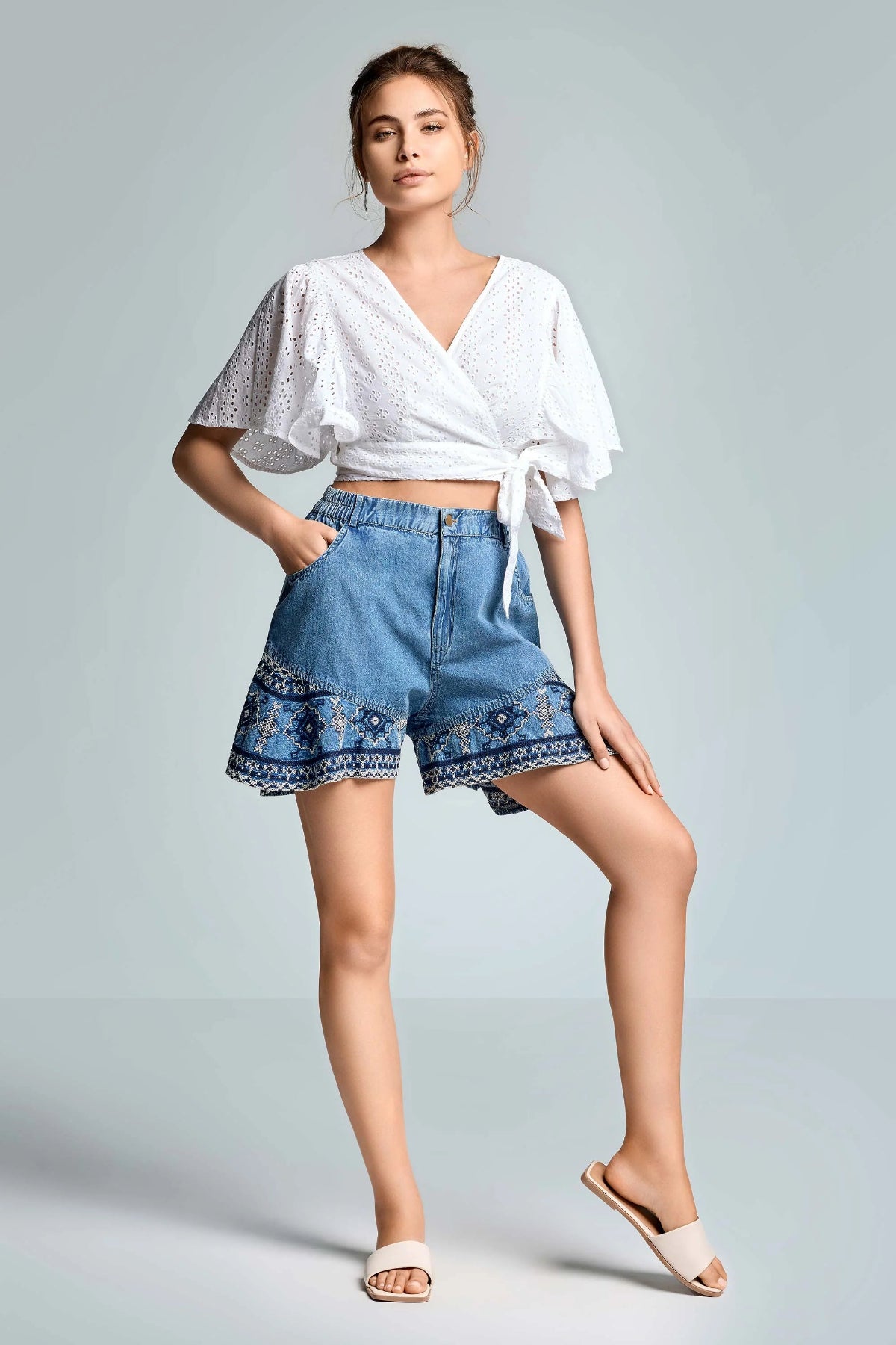 ShortindenimIconiquefrontale