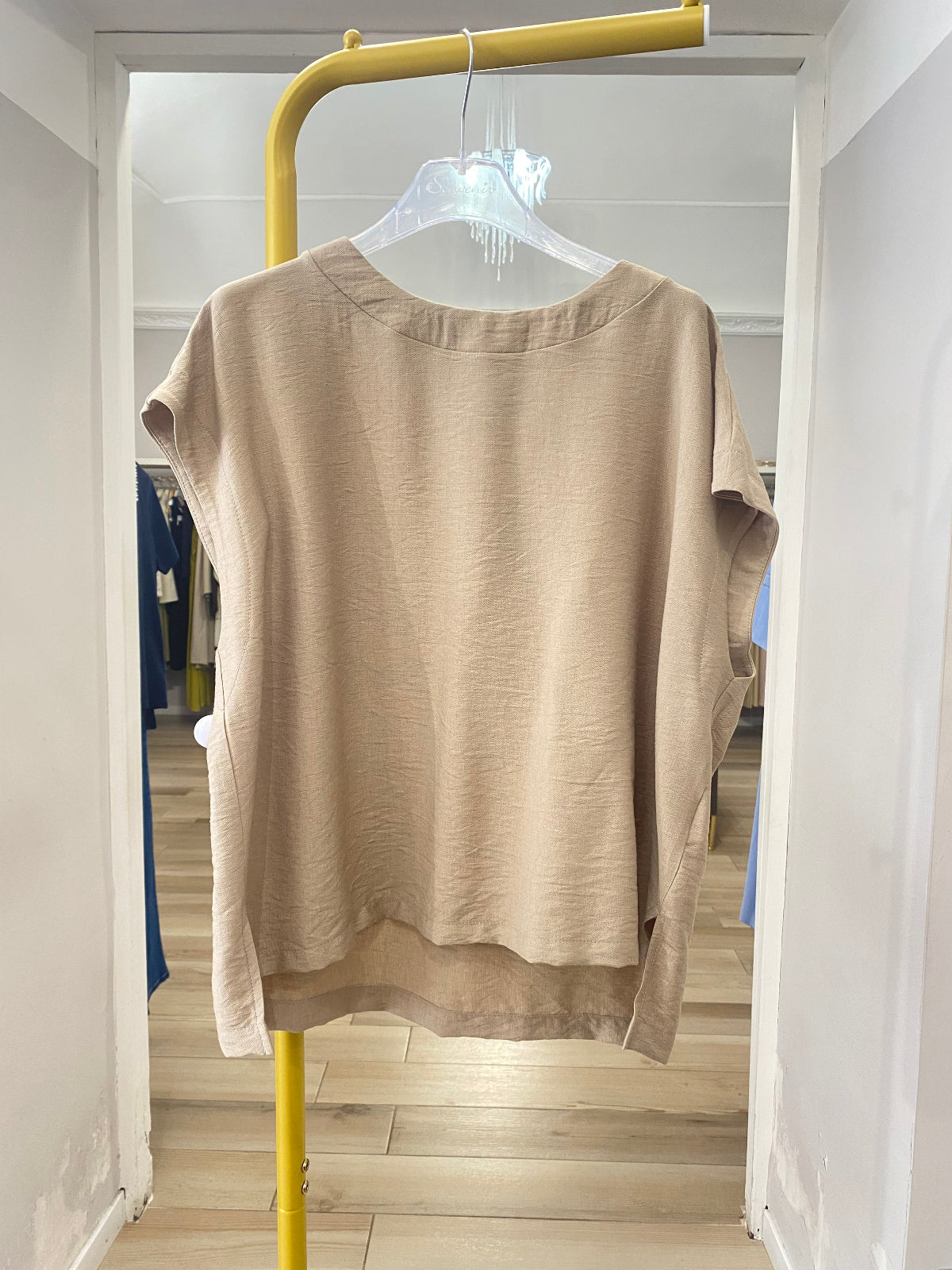 Souvenir blusa girocollo SABBIA