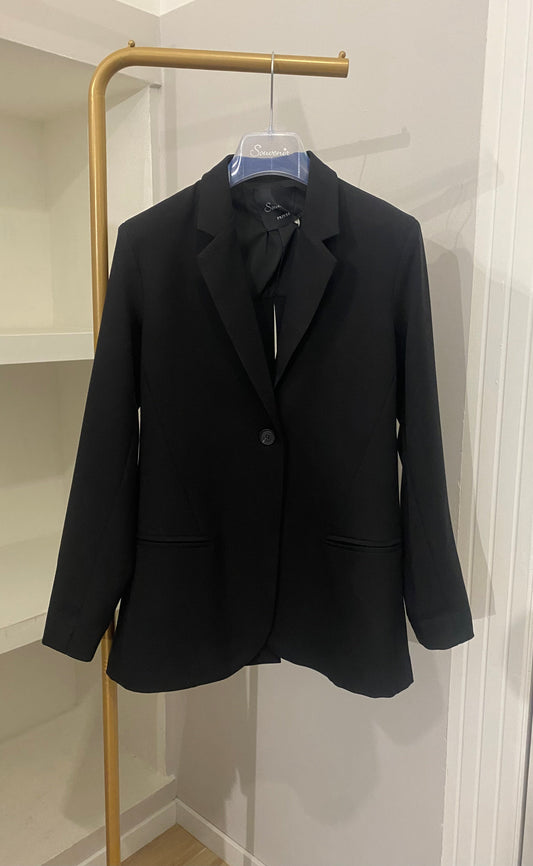 Souvenir giacca monopetto nera