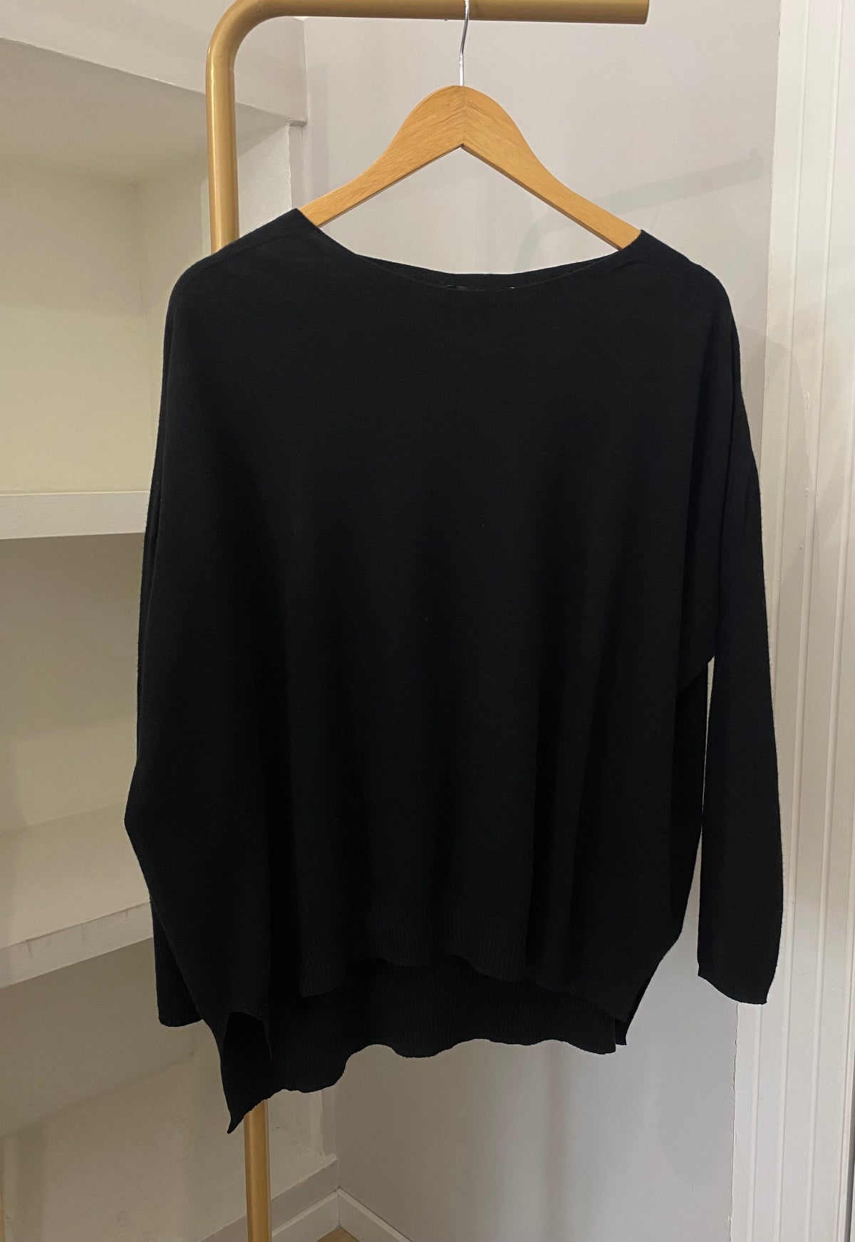 Souvenir maglioncino in viscosa nero