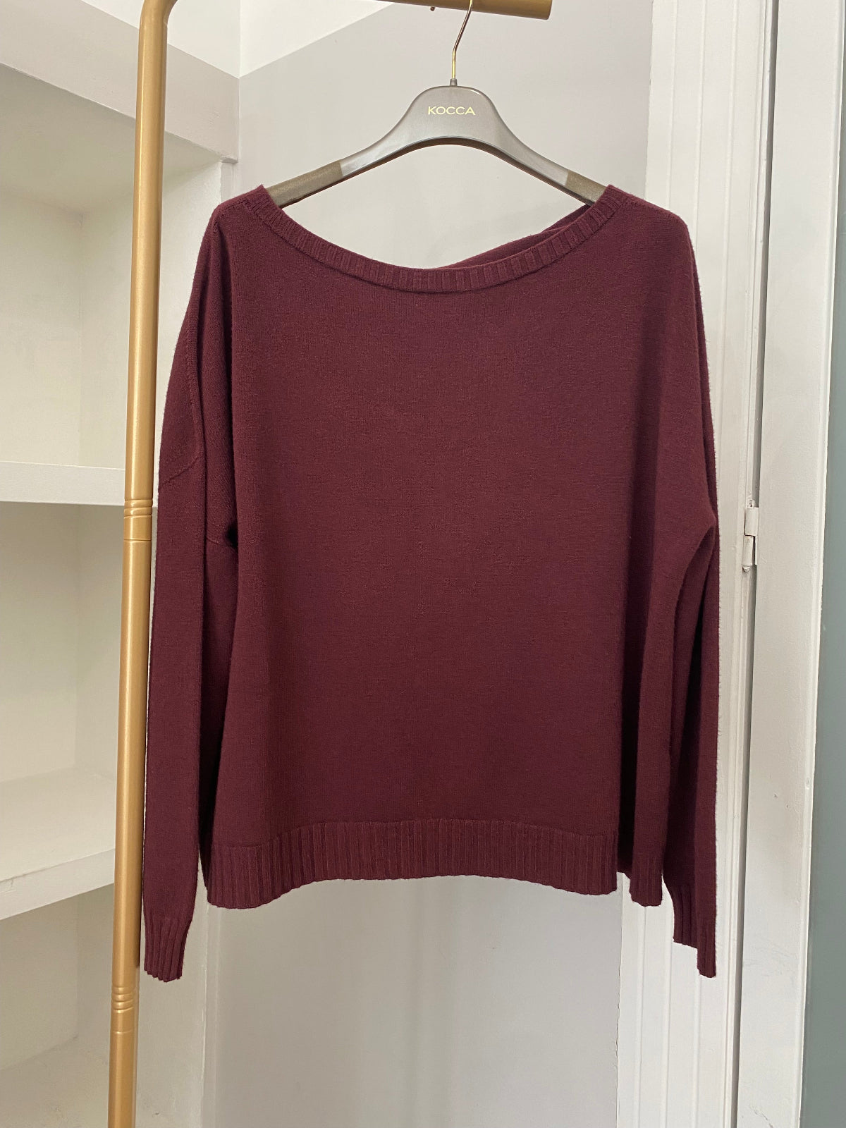 Souvenir maglioncino in viscosa bordeaux