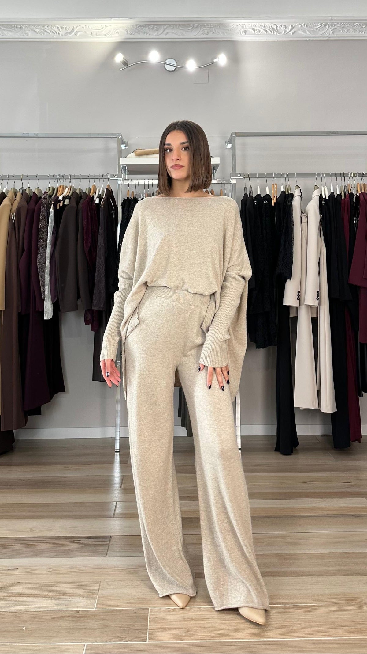 Souvenir pantalone in lana dettaglio