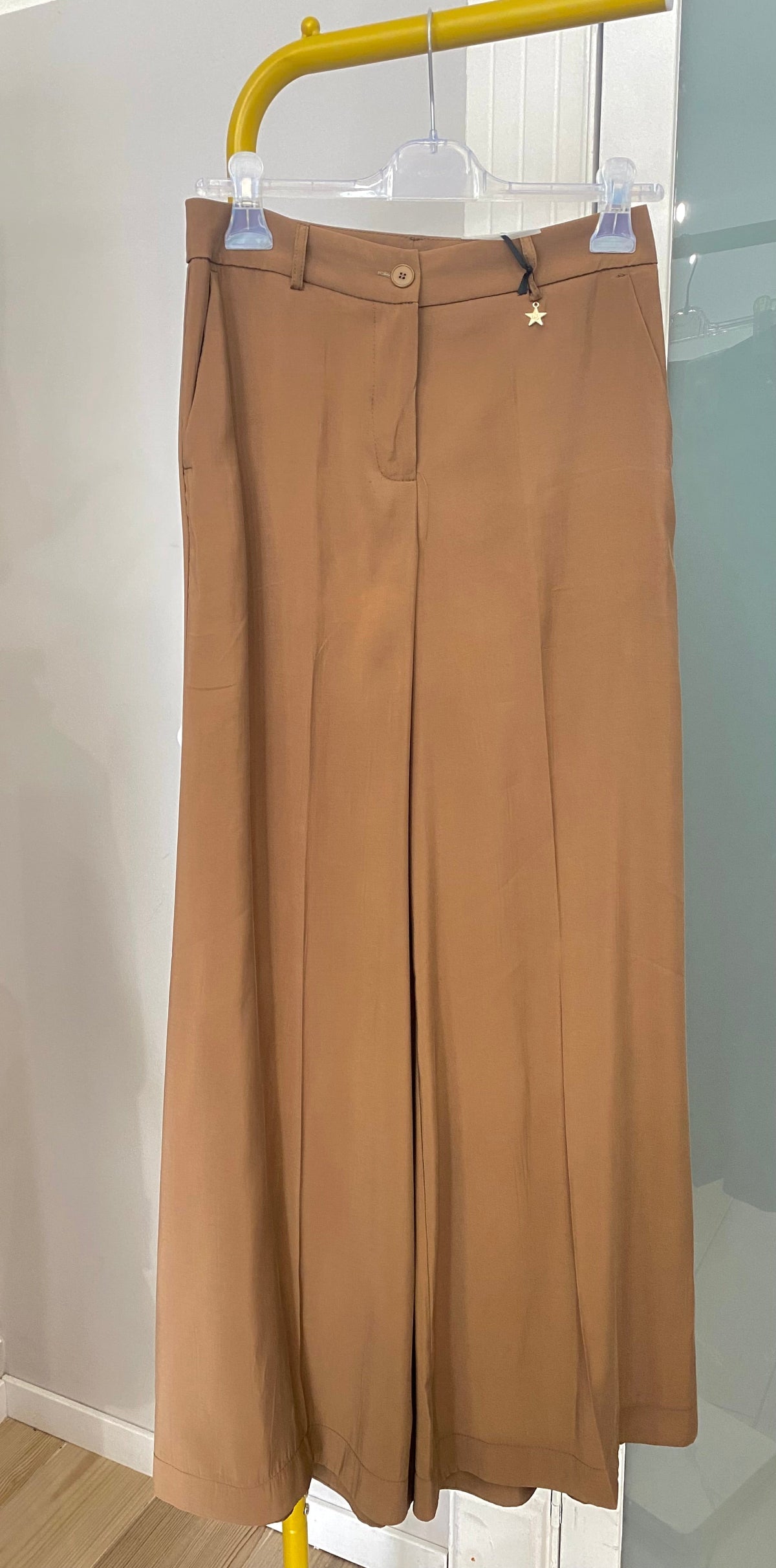 Souvenir pantalone palazzo cammello