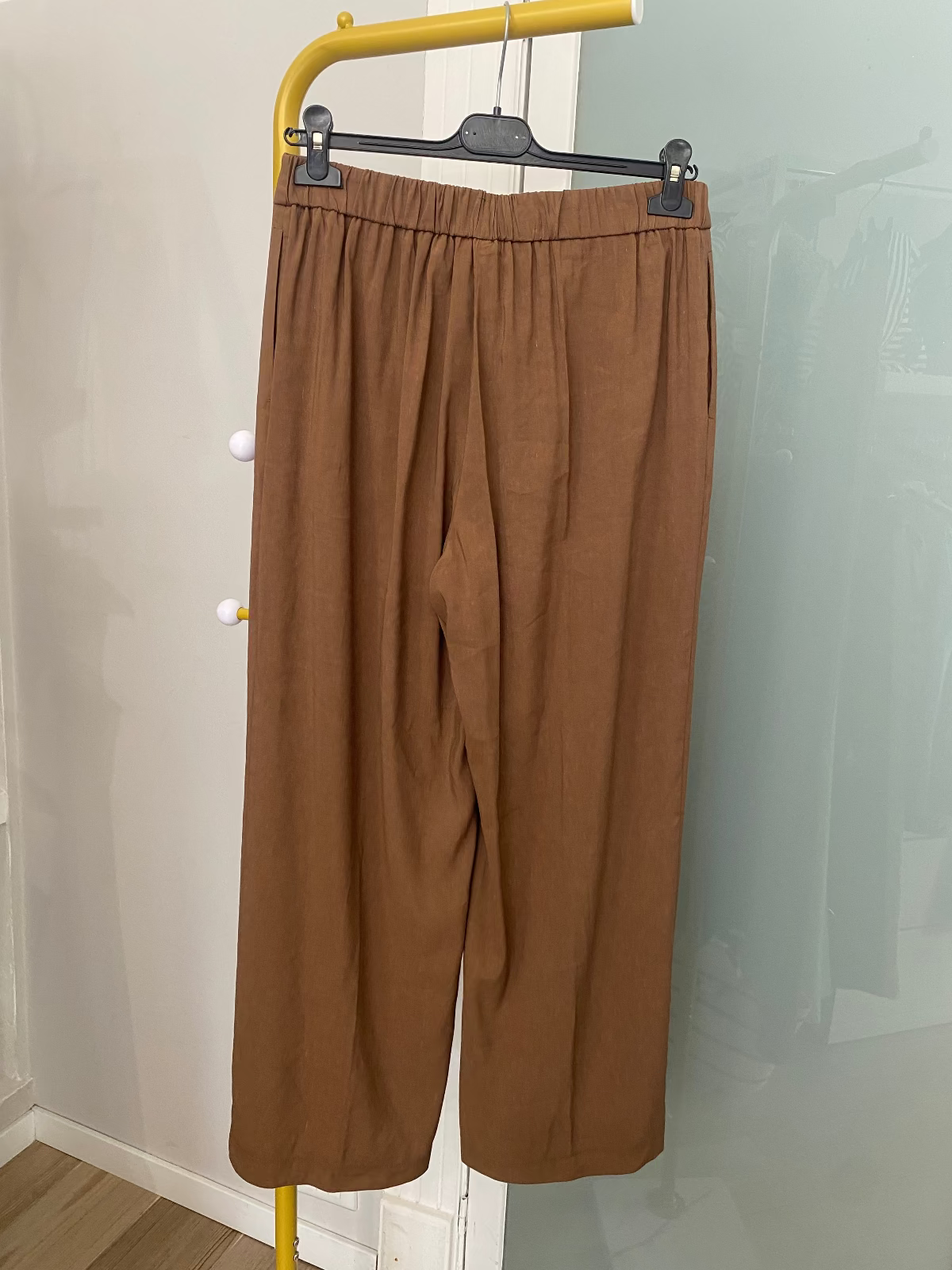 Souvenir pantalone viscosa e lino retro