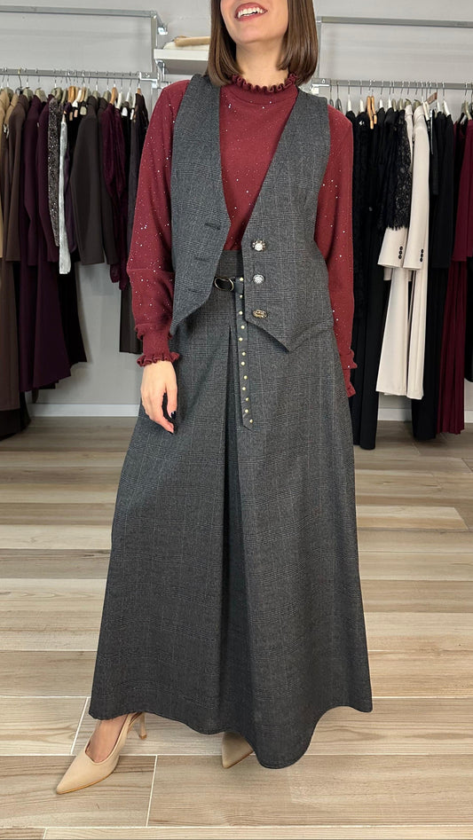 Susy mix gonna lunga check frontale