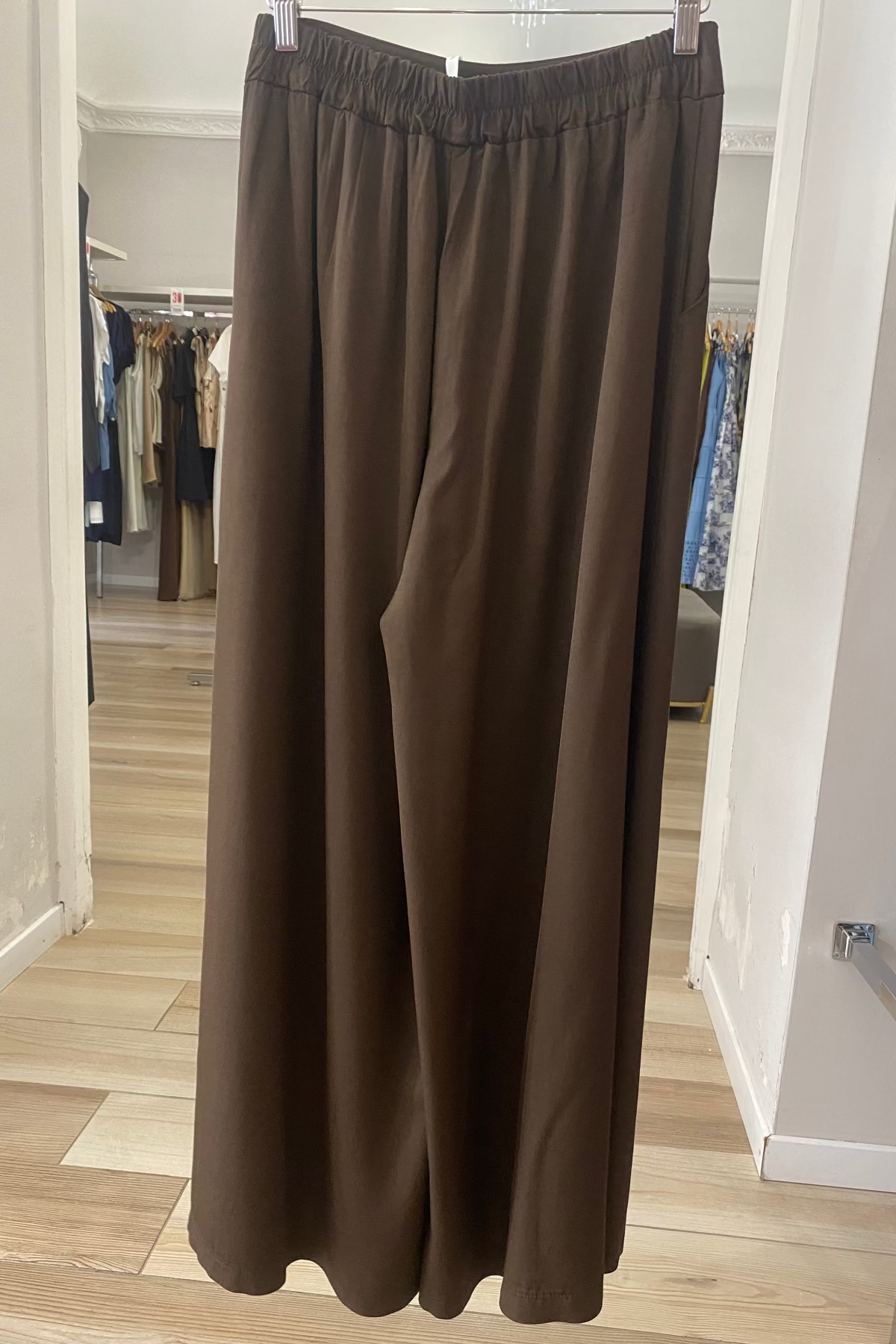 Susy mix pantalone marrone retro