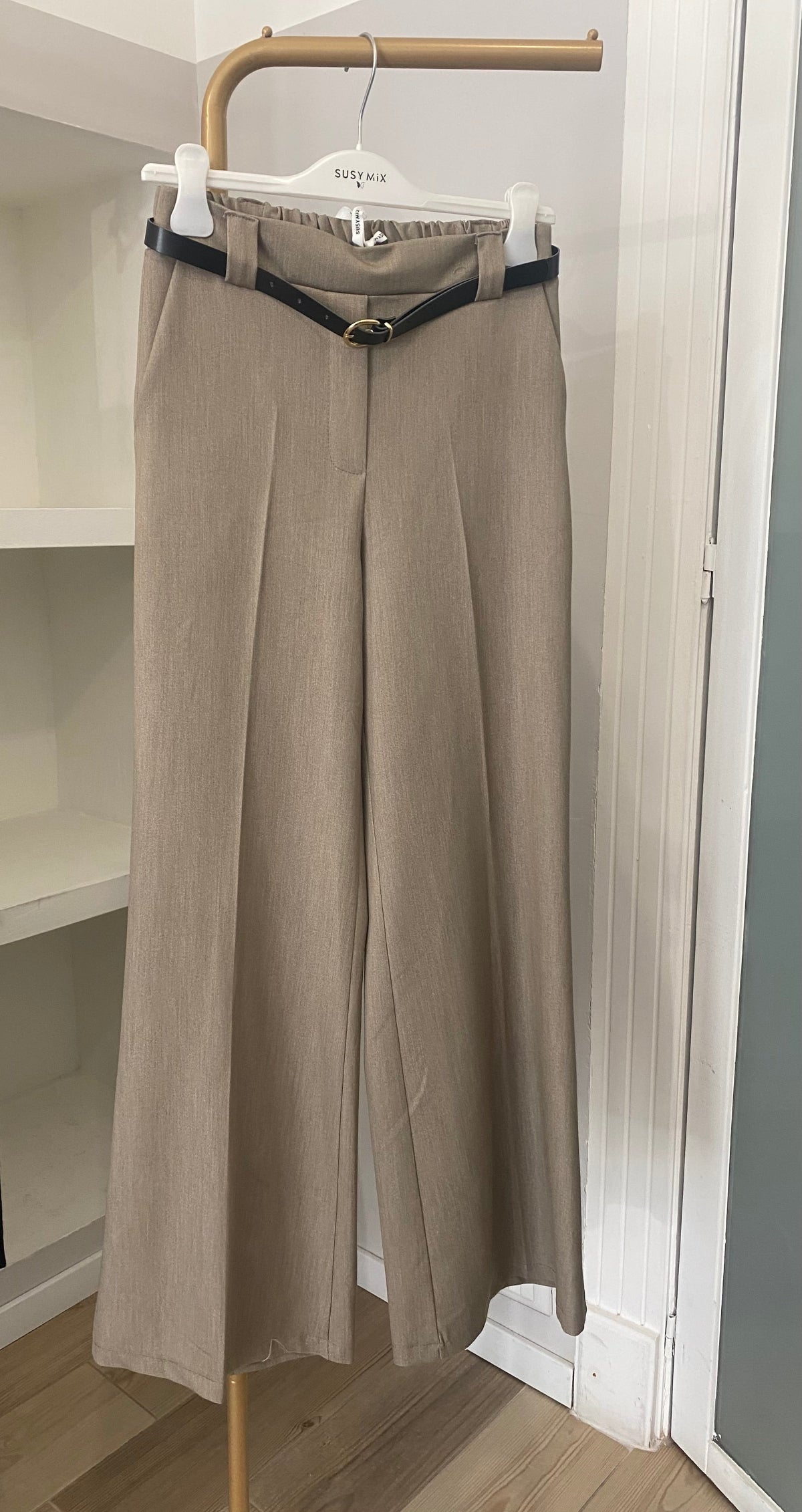 Susy mix pantalone wide leg cacha