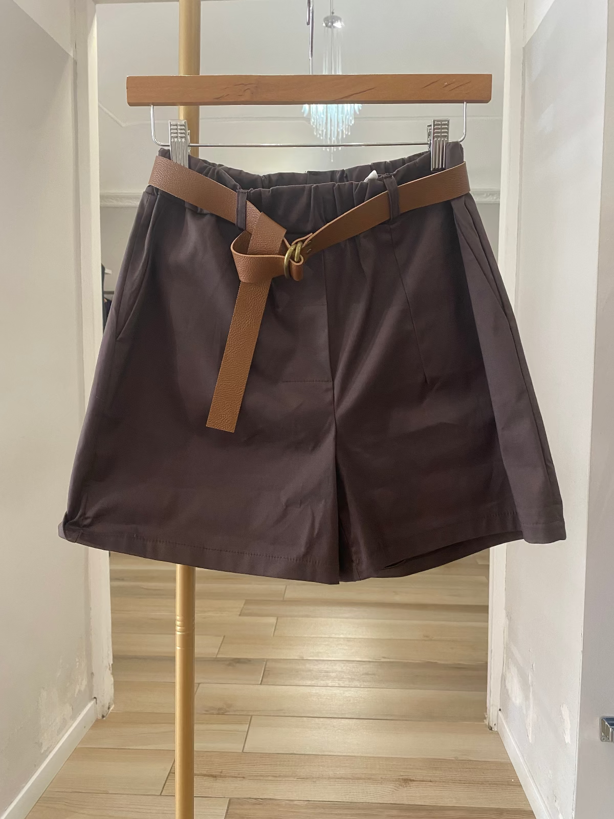Susy mix short in cotone moro