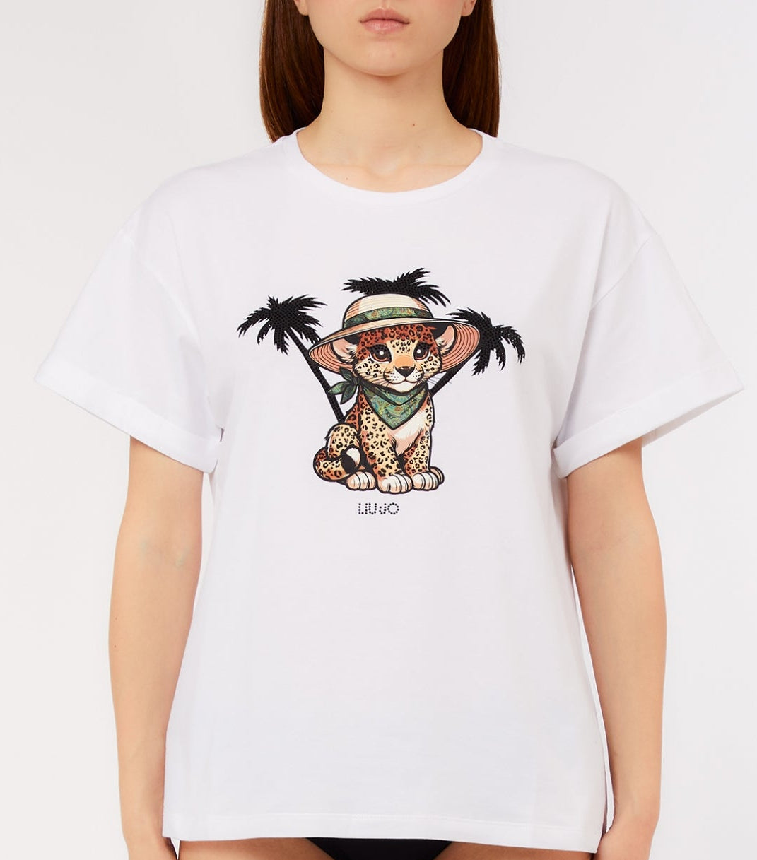 T-shirtLiuJobiancafrontale