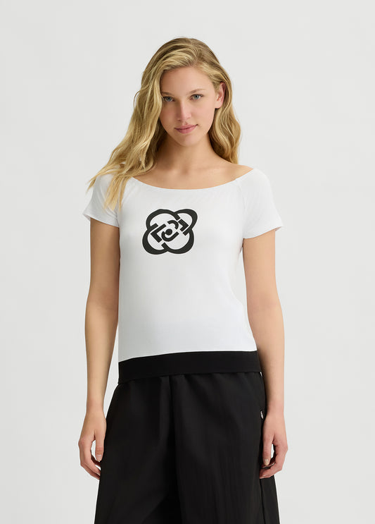 T-shirtLiuJofioccobiancafrontale