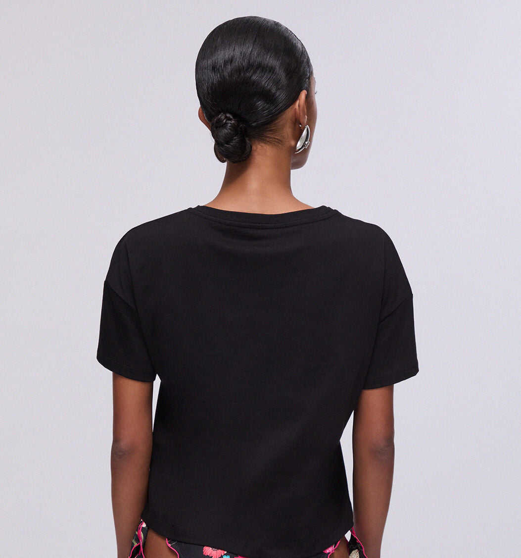 T-shirtLiuJotaschinoneroretro