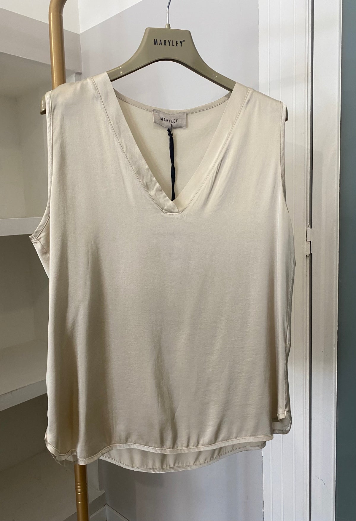 Top Maryley in viscosa panna