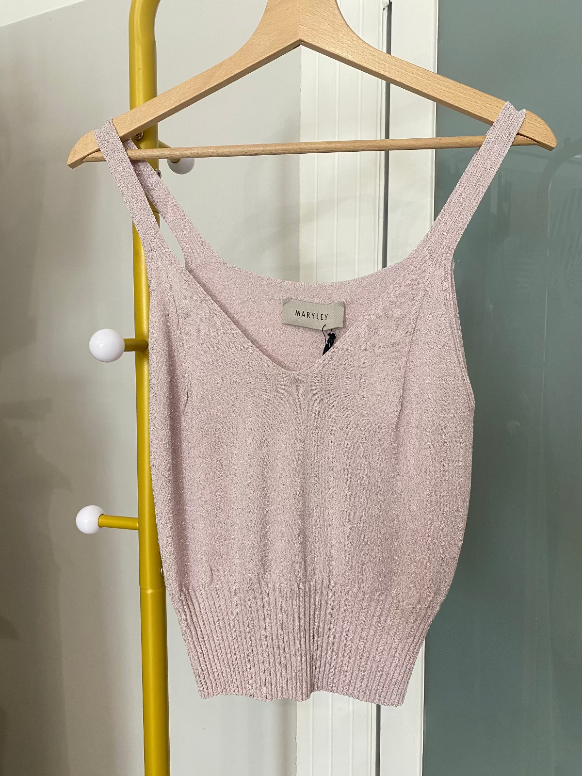 Top in lurex Maryley rosa