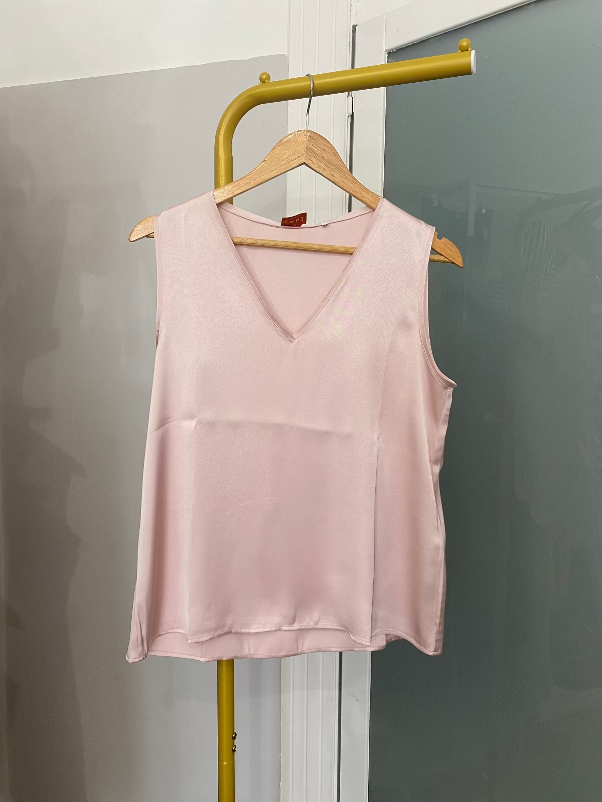 Top in raso Emme Marella rosa