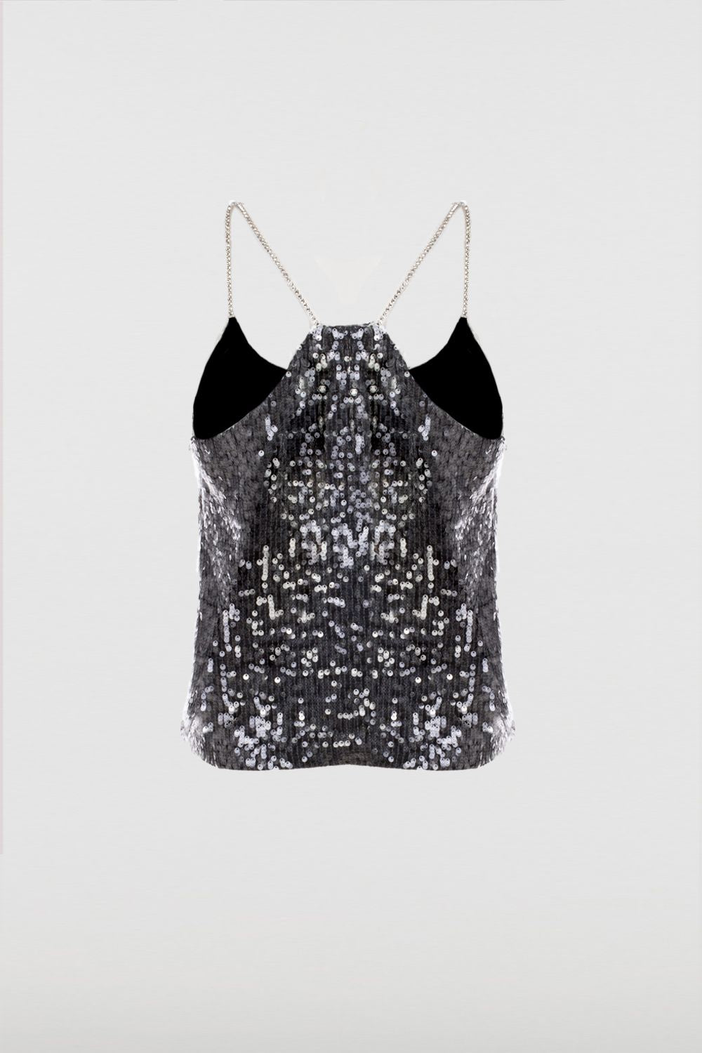 Top paillettes Kocca nero retro