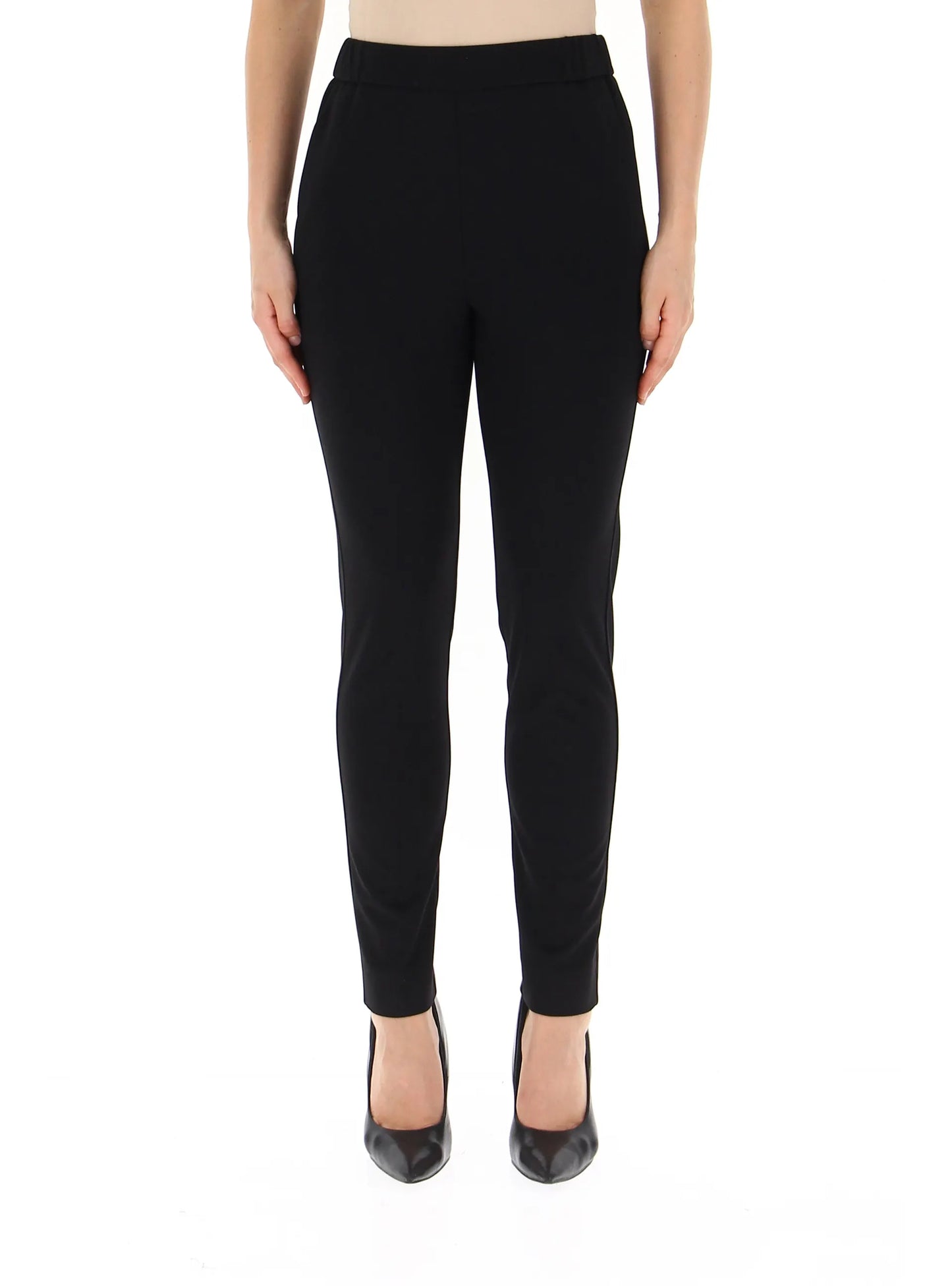 Emme Marella pantalone nero - Premium PANTALONE STRETTO from EMME MARELLA - Just €79.90! Shop now at Amaltea