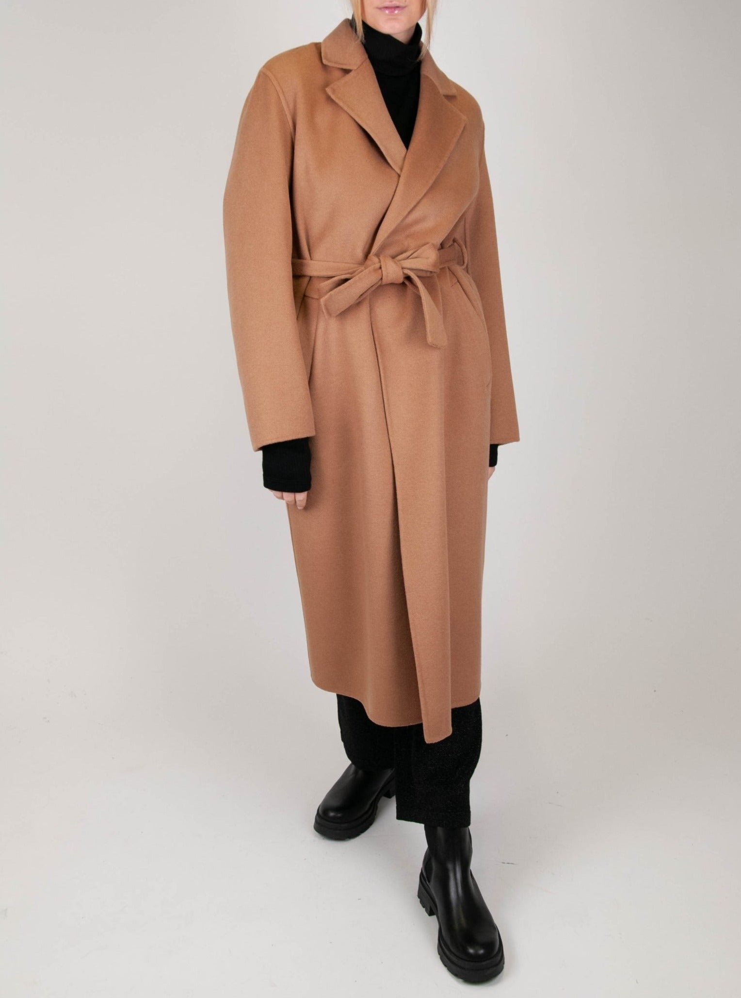 Haveone cappotto cammello