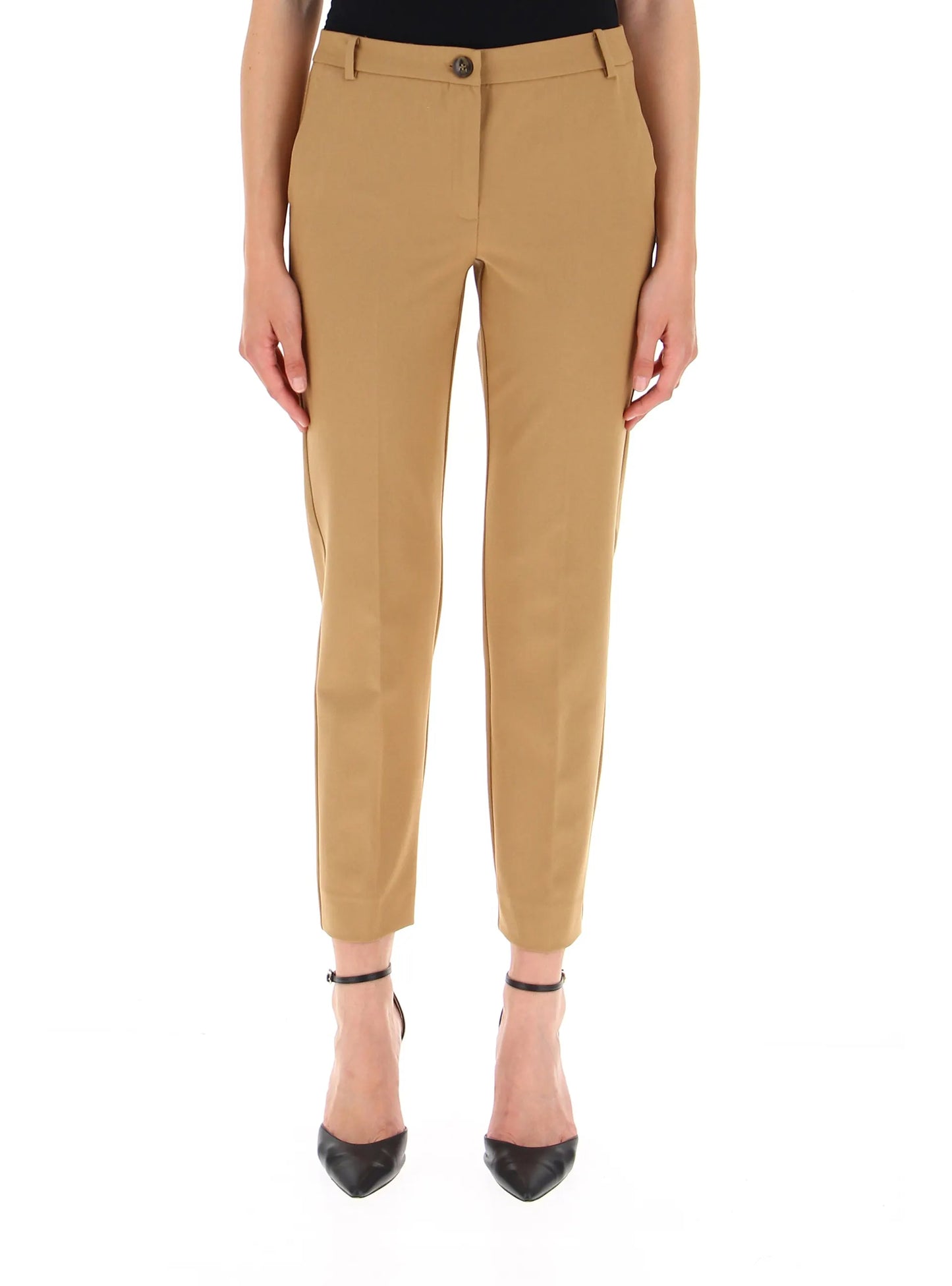 Emme Marella pantalone cammello - Premium PANTALONE STRETTO from EMME MARELLA - Just €79.90! Shop now at Amaltea