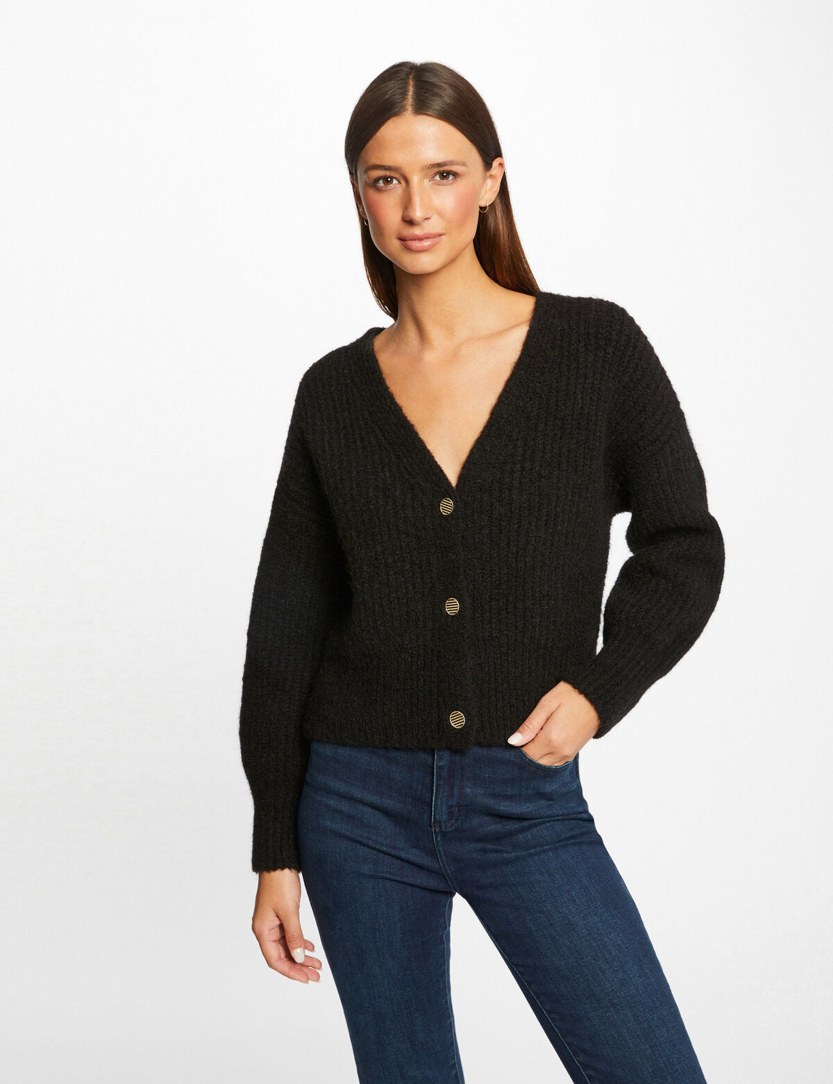 Morgan de toi cardigan nero