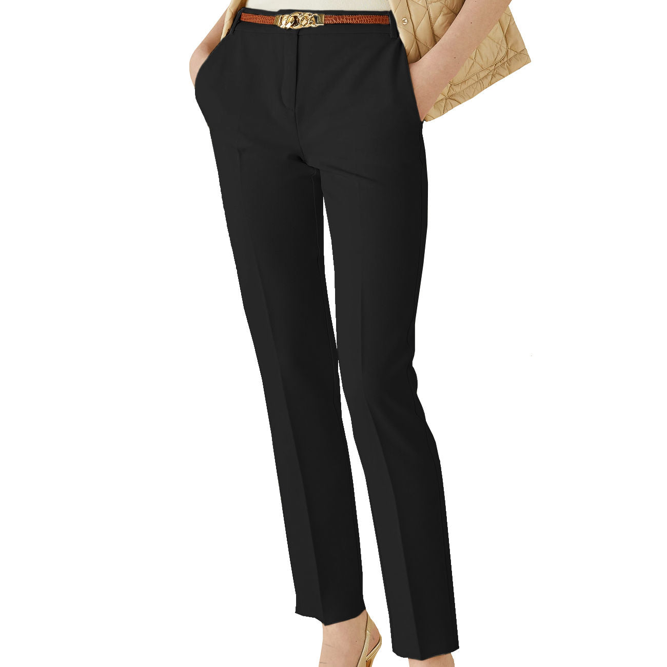 Emme Marella pantalone in jersey nero - Premium PANTALONI from EMME MARELLA - Just €79.90! Shop now at Amaltea