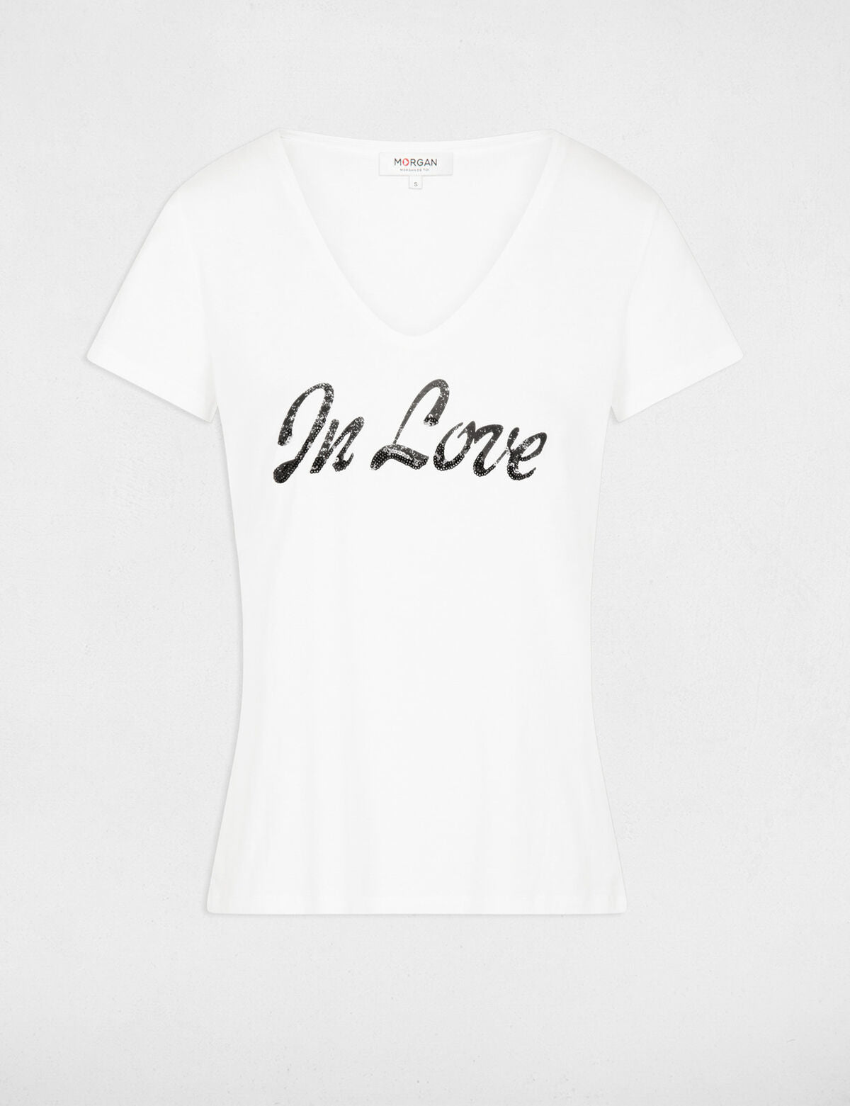 Morgan de toi t-shirt love dettaglio