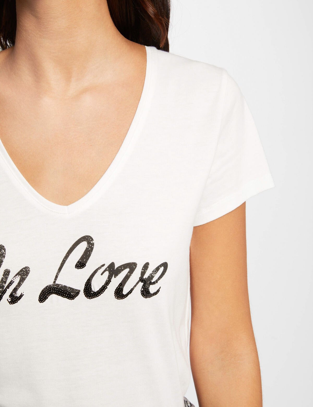 Morgan de toi t-shirt love laterale