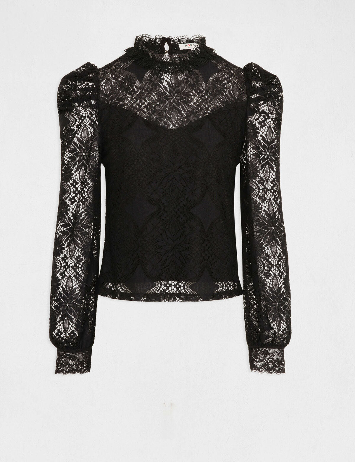 Morgan de toi blusa in pizzo - Premium MAGLIE from MORGAN DE TOI - Just €45! Shop now at Amaltea