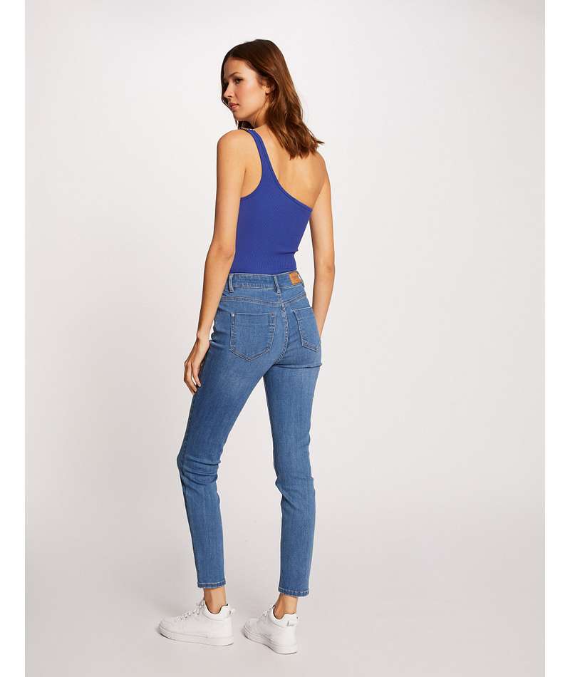 Morgan de toi jeans skinny chiaro - Premium JEANS STRETTO from MORGAN DE TOI - Just €45! Shop now at Amaltea