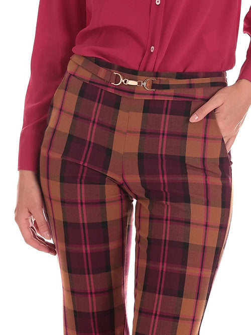 Emme Marella pantalone a quadri - Premium Pantaloni from Emme Marella - Just €39.95! Shop now at Amaltea