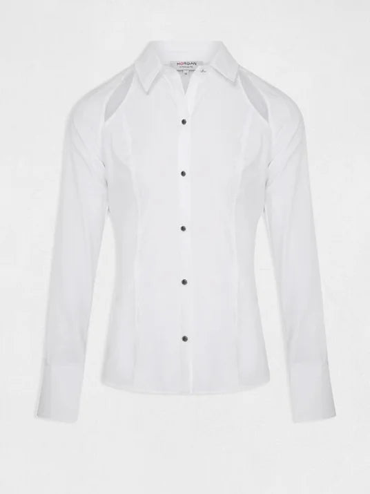 Morgan de toi camicia bianca - Premium Camicia from Morgan de toi - Just €29.50! Shop now at Amaltea