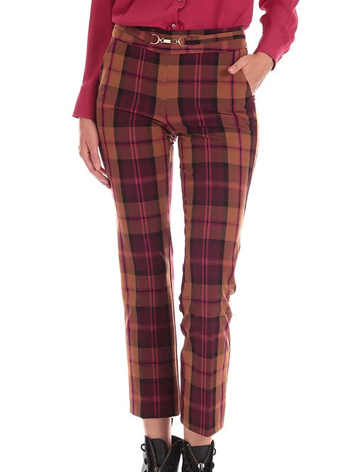 Emme Marella pantalone a quadri - Premium Pantaloni from Emme Marella - Just €39.95! Shop now at Amaltea